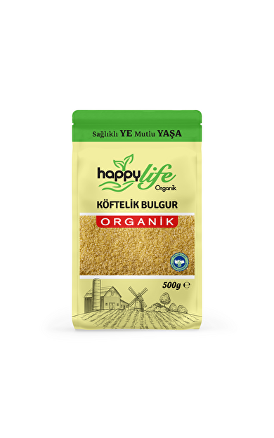 Happylife Organik Köftelik Bulgur 500 Gr